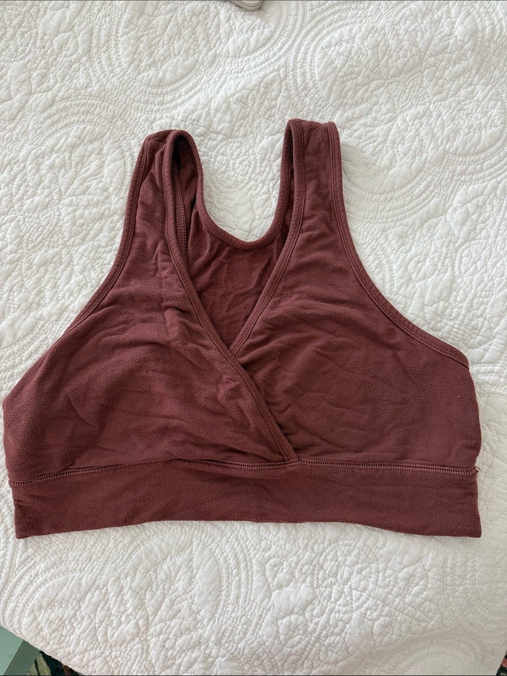 Kindred Bravely French Terry Racerback Nursing & Sleep Bra, Maternity Bra - Picture 2 of 3